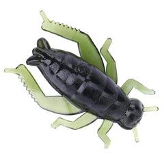 Pwshymi soft lures with green cricket color for versatile freshwater bass fishing