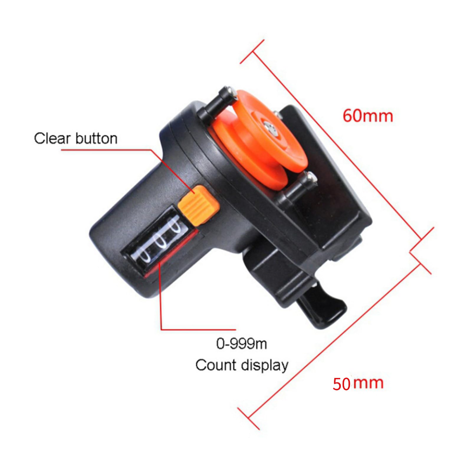 Pwshymi counter fits most reels for versatile gear integration.