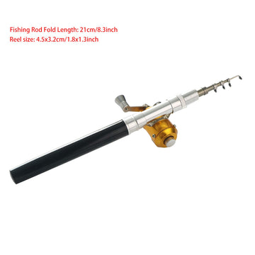 Pwshymi pocket-size fishing rod ready for on-the-go anglers.