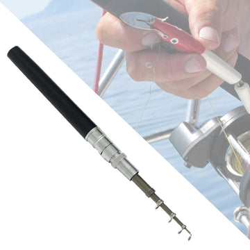 Pwshymi travel pen rod compact 8.3 inch, fits pockets easily.