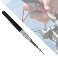 Pwshymi travel pen rod compact 8.3 inch, fits pockets easily.