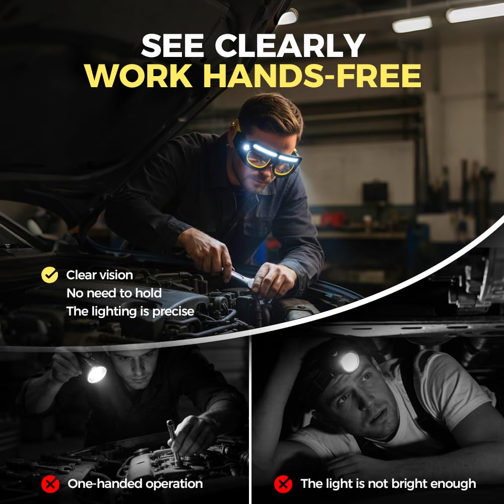 Pxcxu lightweight secure-fit glasses stay comfortable during activity.