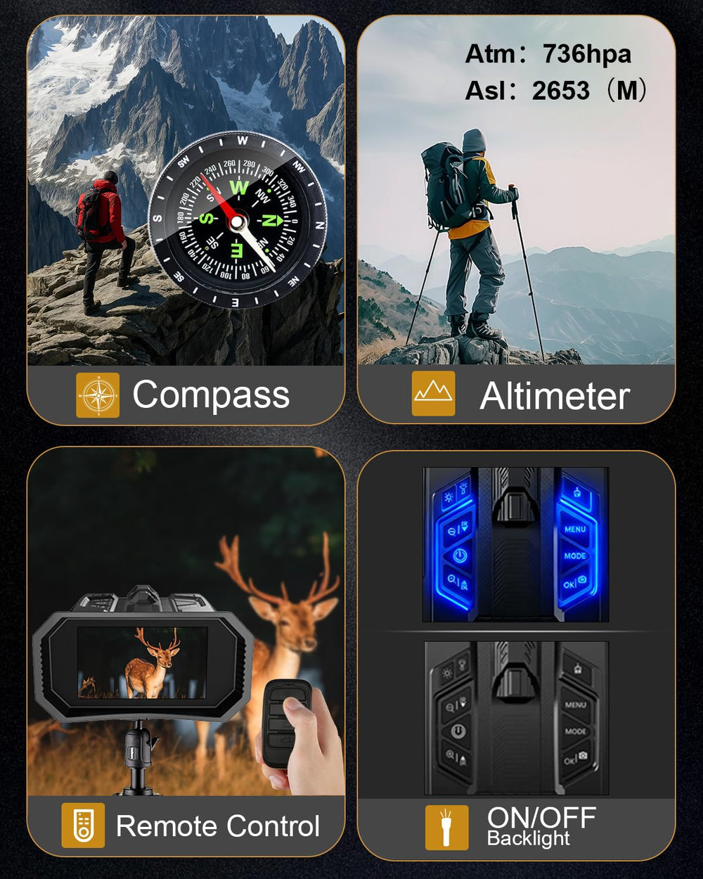 PYKRONZ 64GB TF card for ample video and photo storage