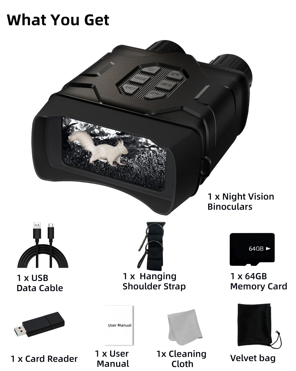 PYKRONZ camping-ready use for wildlife watching after dark