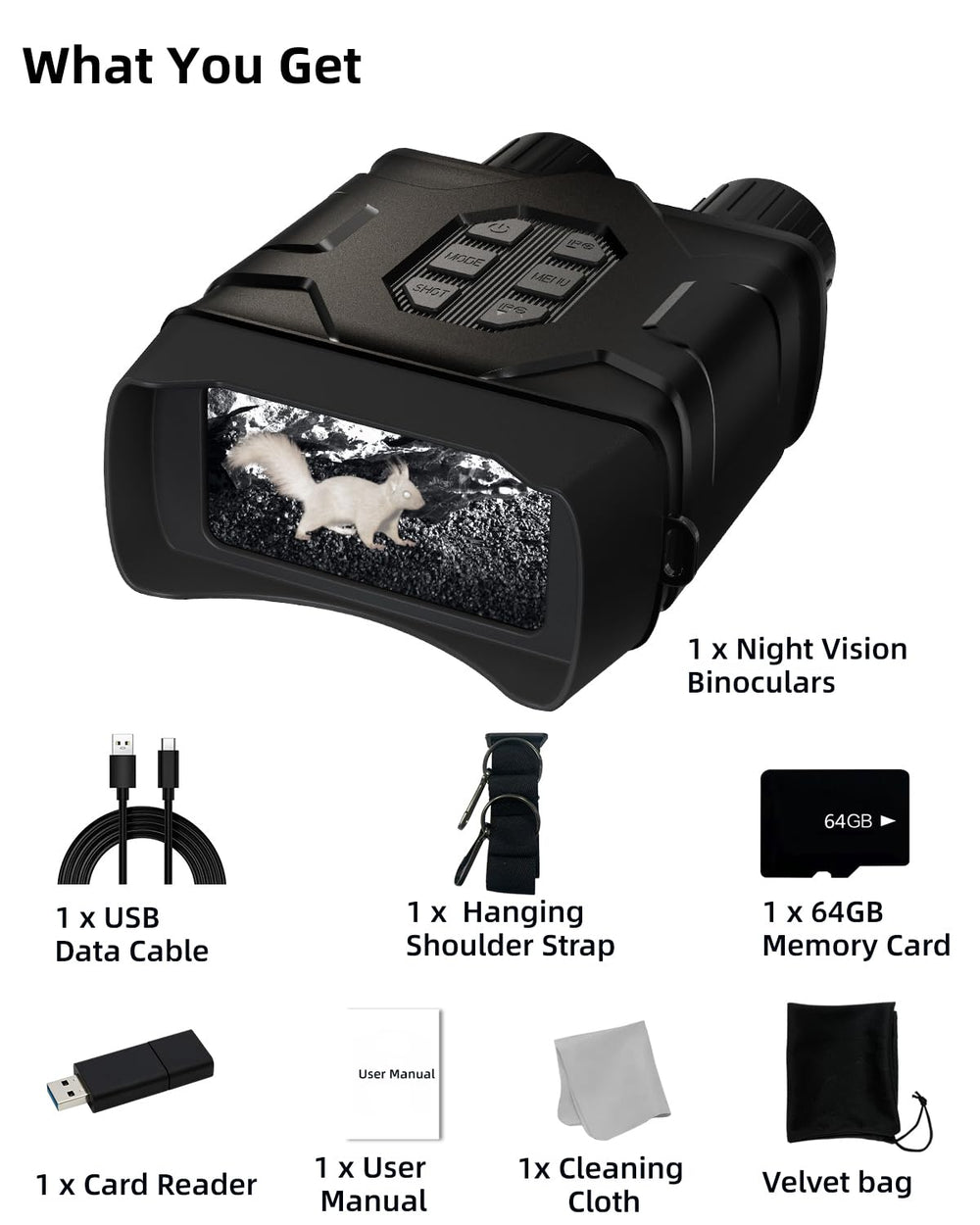 PYKRONZ camping-ready use for wildlife watching after dark