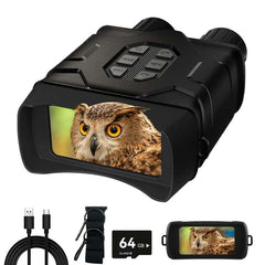 PYKRONZ night vision binoculars front view for rugged nighttime viewing