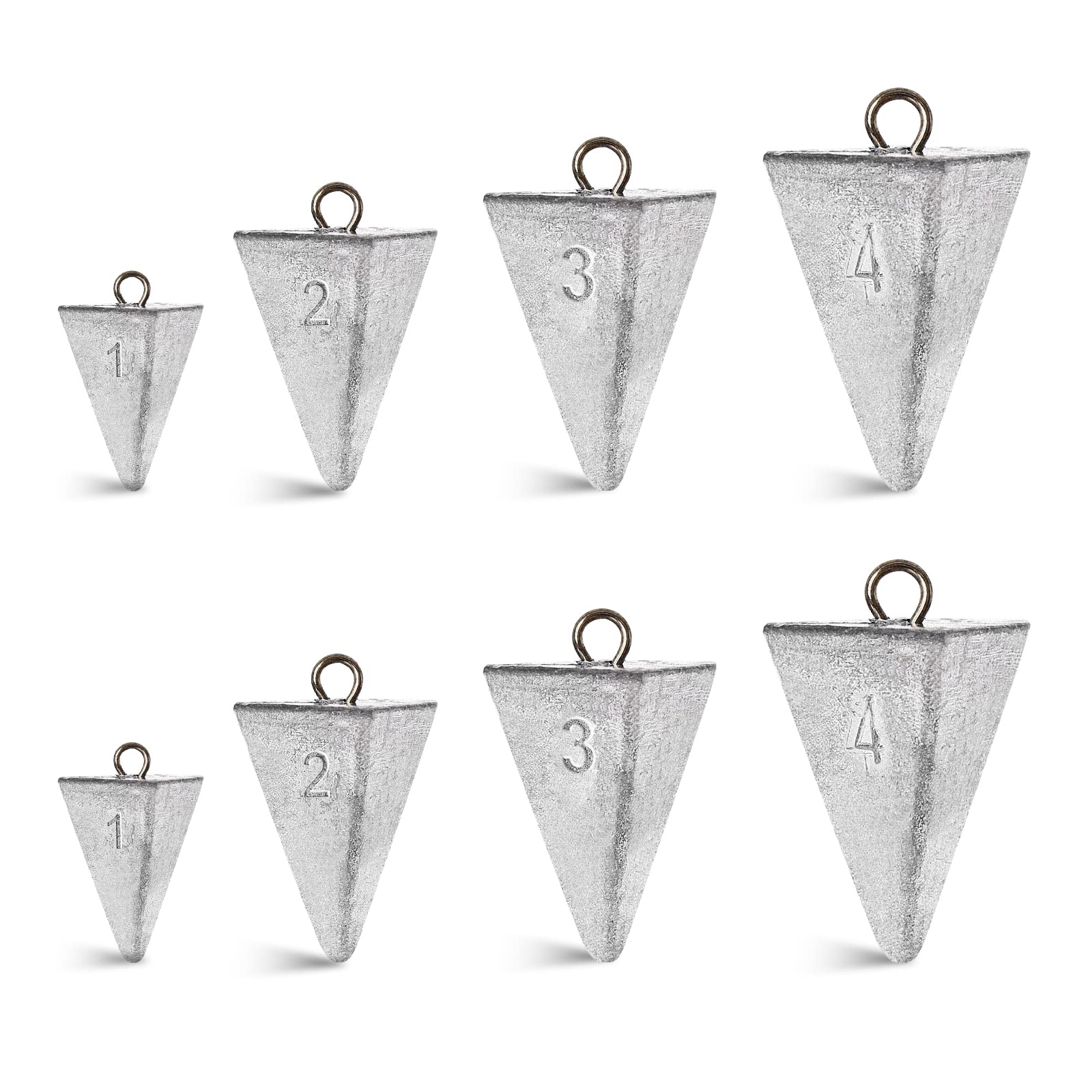 Pyramid fishing sinker 1 oz