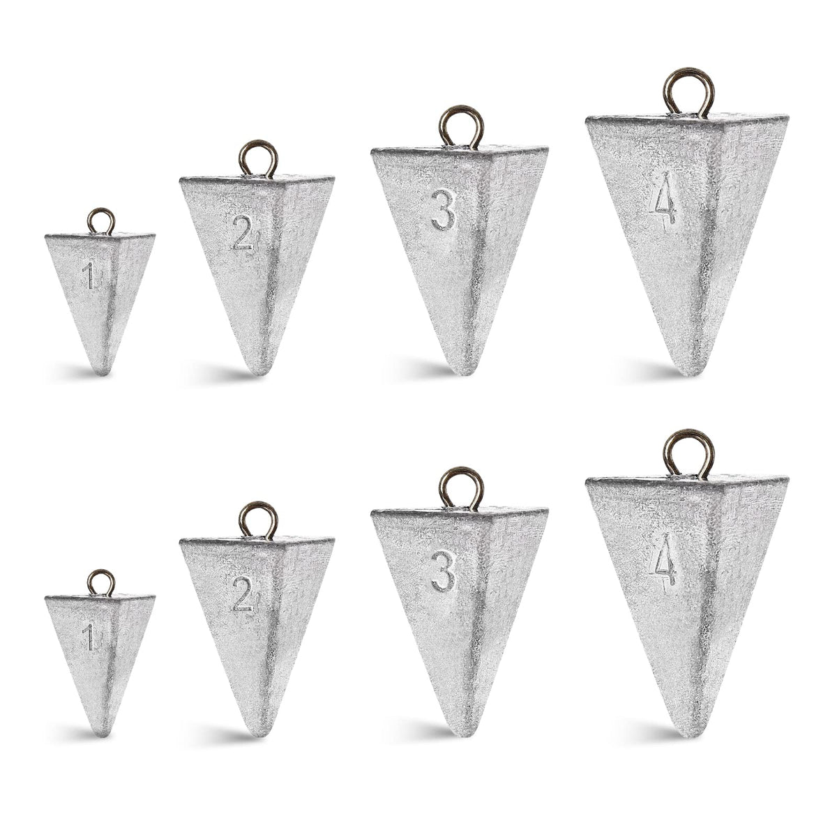 Pyramid fishing sinker 1 oz