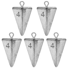 Pyramid fishing sinker 1oz weight