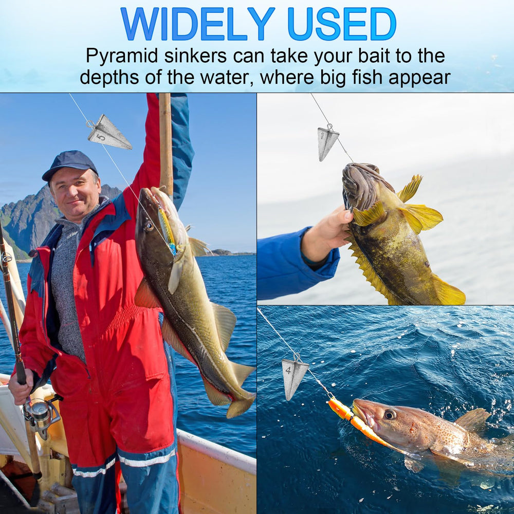 Pyramid fishing sinker 5oz weight