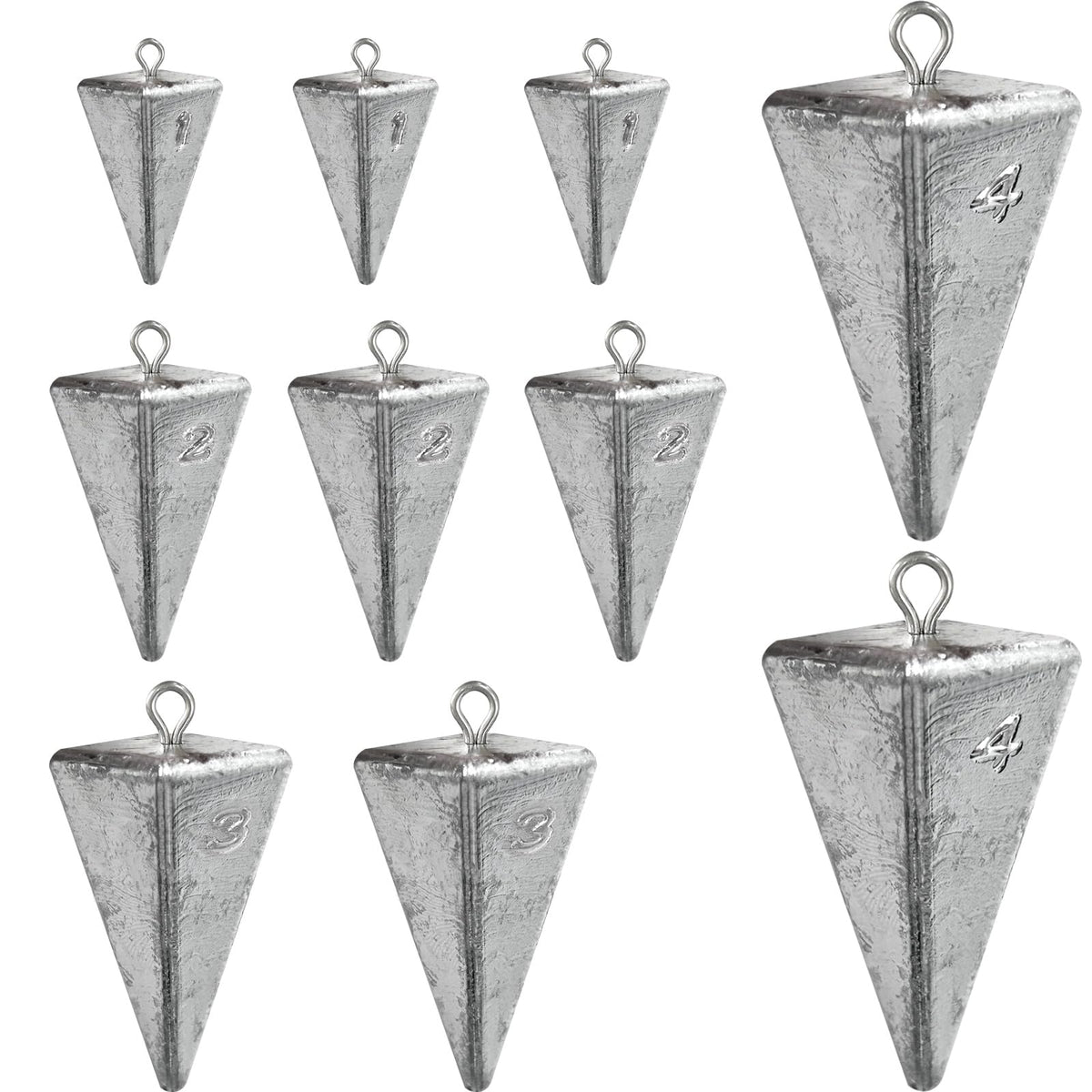 1oz pyramid sinker for surf fishing