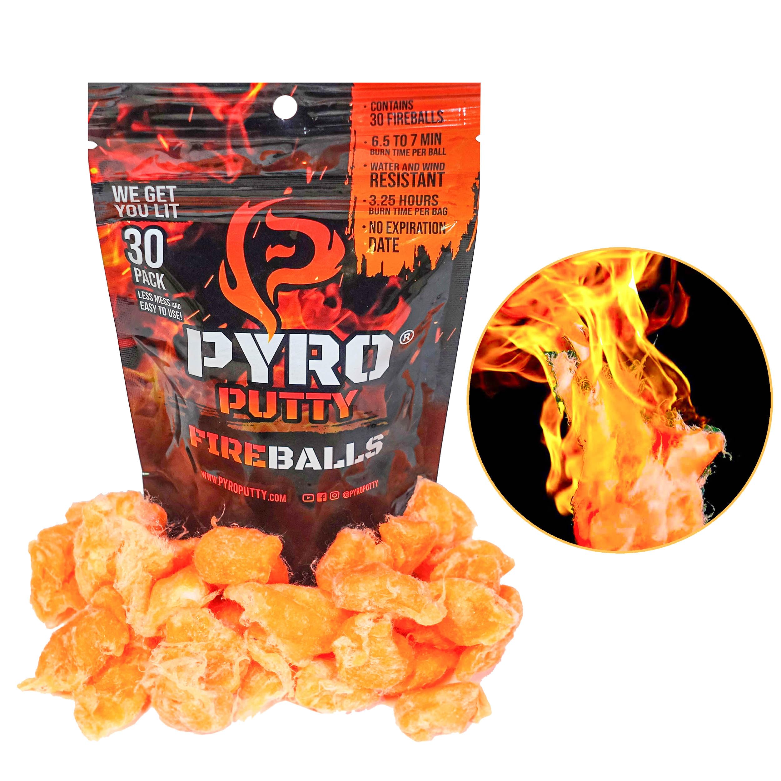 Pyro Putty Fire Balls made-in-usa signals quality from beaver-utah
