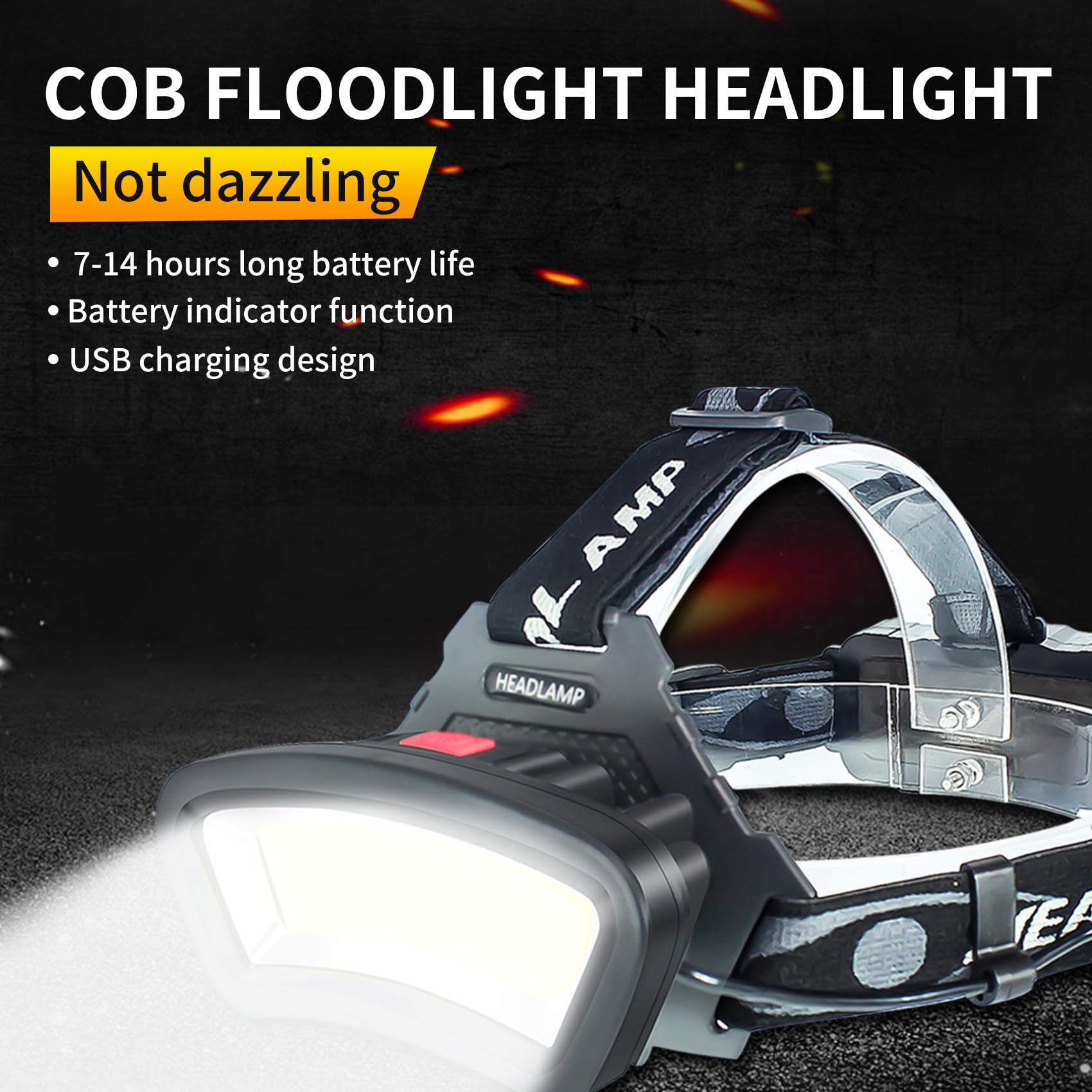 PZZOE headlamp wearable comfort with adjustable fit for adults and kids.