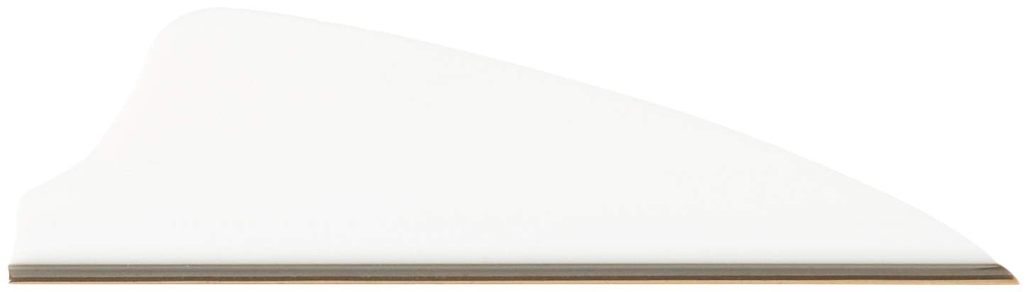 Q2i Fusion-II shield-cut arrow vanes in white pack enhance stability for all-weather shots.