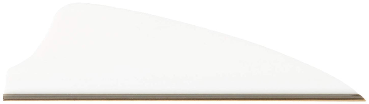 Q2i Fusion-II shield-cut arrow vanes in white pack enhance stability for all-weather shots.