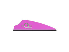 Q2i Fusion X-II purple vanes front view showing ultra-lightweight design for precise shots