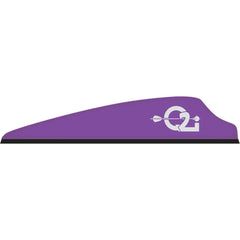 Q2i Fusion X-II vanes 2.5 inch violet front view enhances flight stability