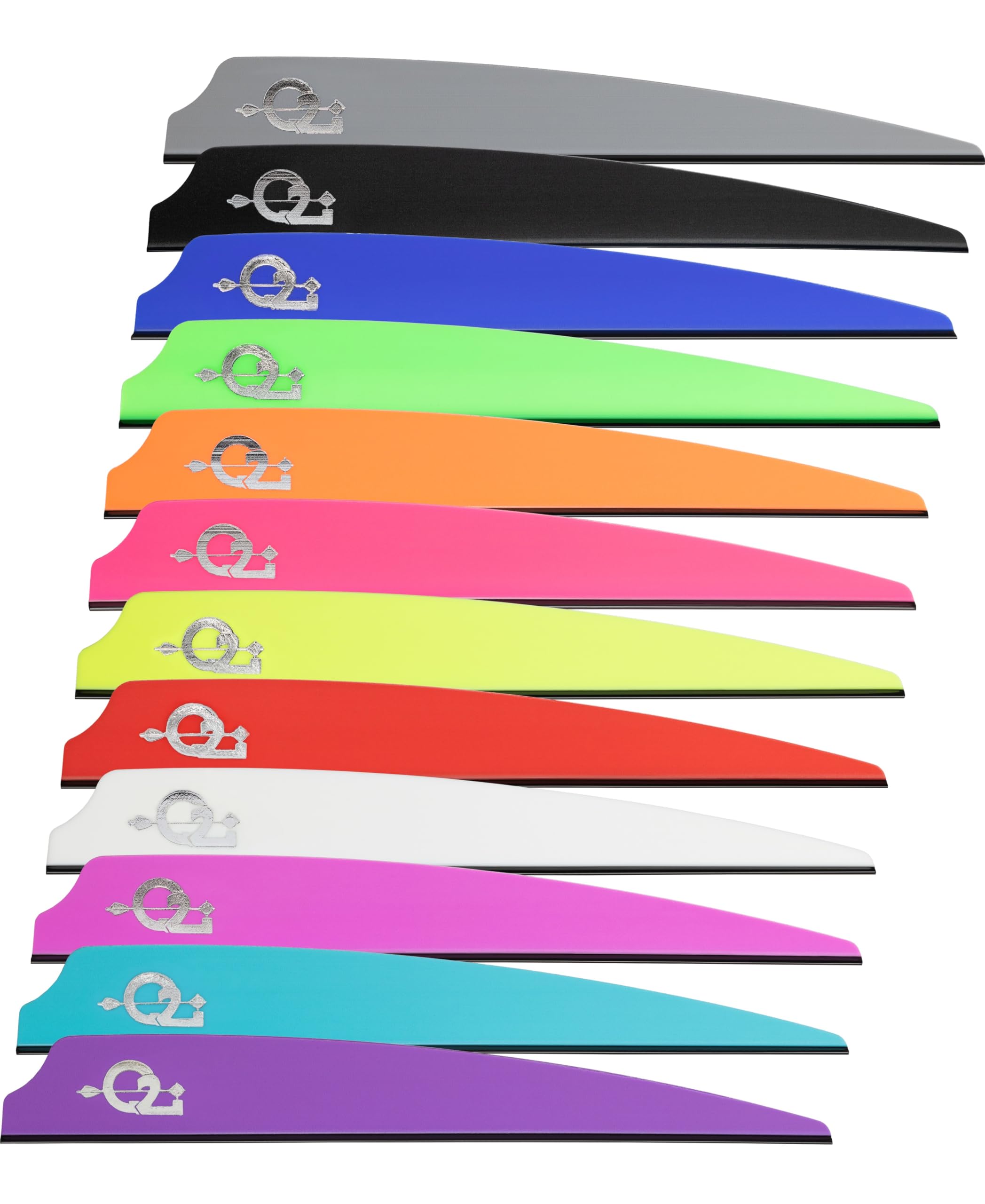 Q2i Fusion X-II vanes 4in pink low-profile design for stable flight