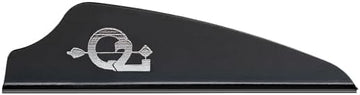 Q2i Fusion X-II vanes black close-up highlighting ultra-lightweight design for precise target flight