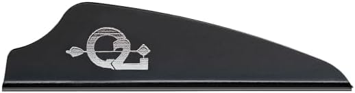 Q2i Fusion X-II vanes black close-up highlighting ultra-lightweight design for precise target flight