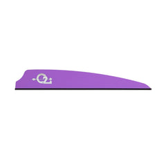 Q2i Fusion X-II vanes front view shows ultra-lightweight design for improved arrow stability.