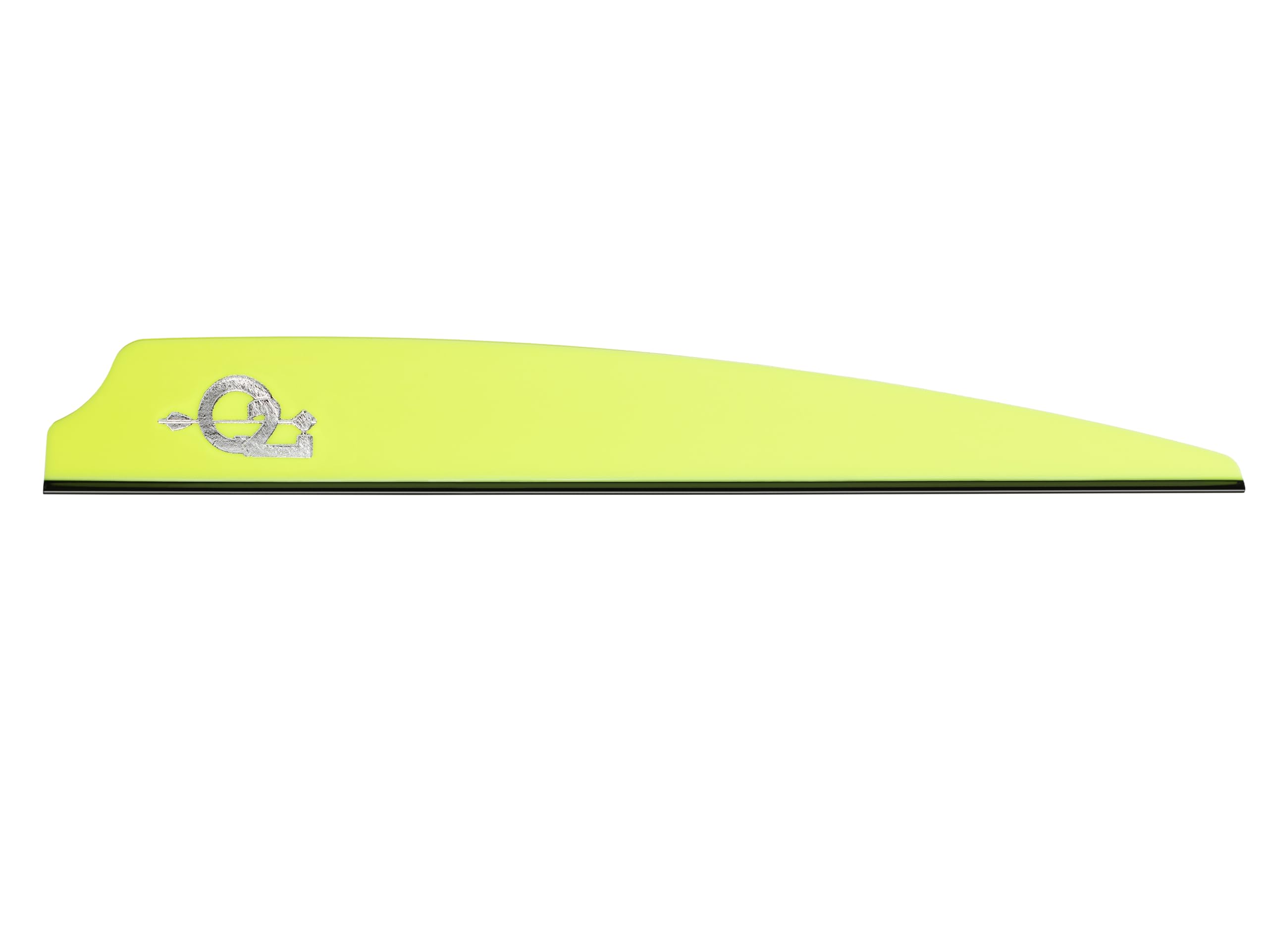 Q2i Fusion X-II vanes in flight show stable trajectory for precision target archery