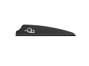 Q2i Fusion X-II vanes low-profile design improves arrow stability during shots.