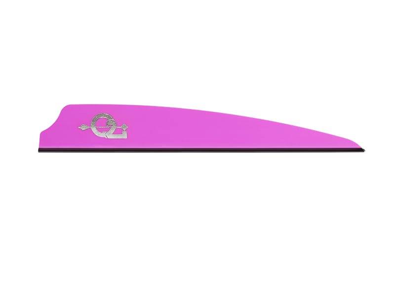 Q2i Fusion X-II vanes purple 3.5in shown on arrow for precise flight