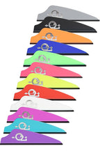 Q2i Fusion X-II vanes close-up highlights Tri-Fusion adhesion for durable flight