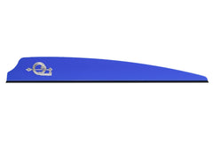 Q2i Fusion X-II vanes closeup illustrating Tri-Fusion adhesion for stable arrow flight.