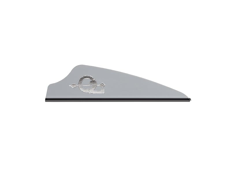 Q2i Fusion X-II vanes closeup gray—ultra-lightweight fletching for steady flight