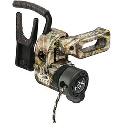 QAD Ultra Rest HDX Realtree Edge RH image highlighting dampening for quiet hunting.