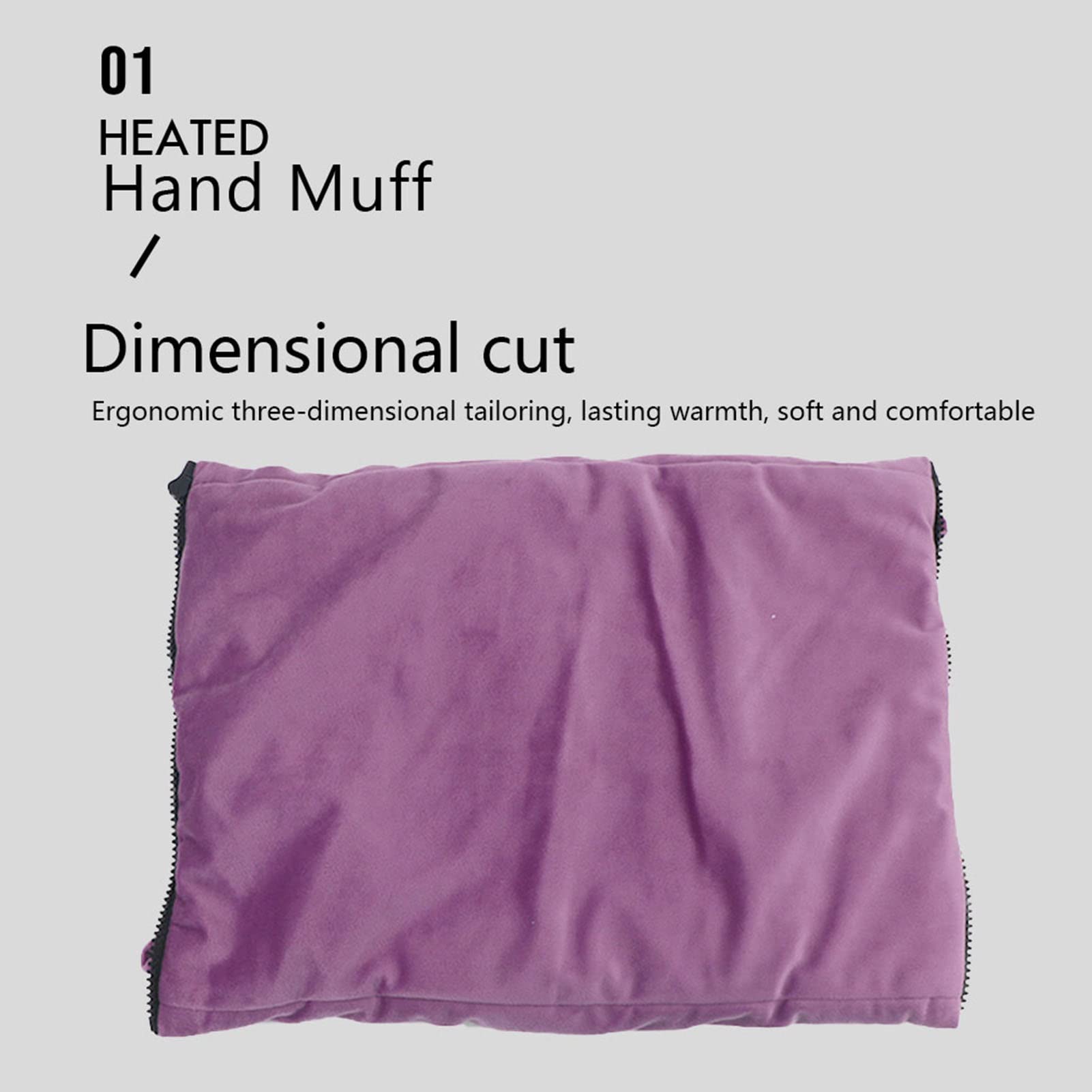 QANYEGN hand warmer pouch folded compact for travel and easy storage.