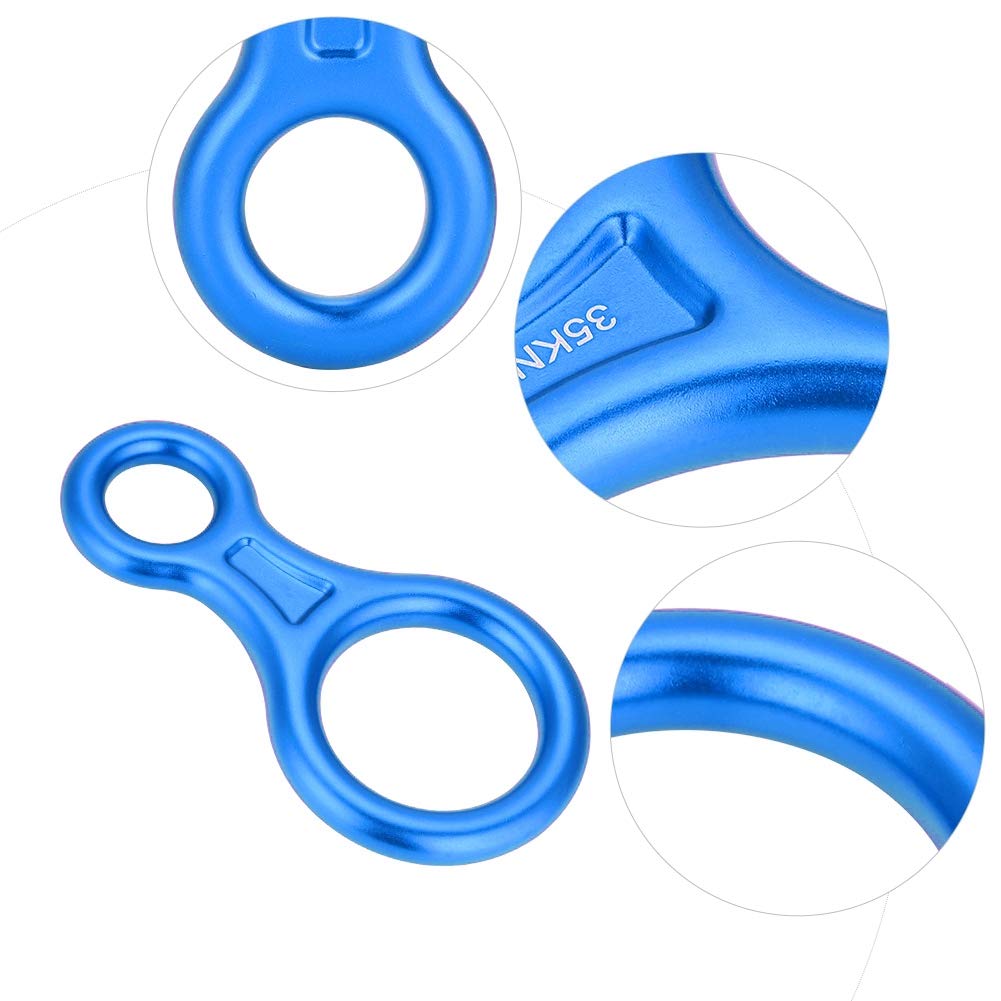 QANYEGN in use within a rappel system for controlled braking.