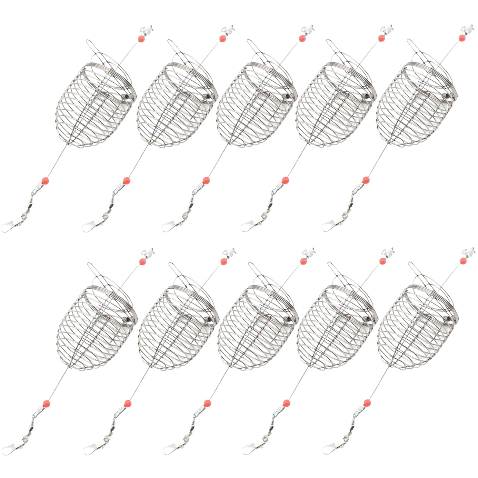 QCdeSoulBLV chum rig basket lid-close action enables quick bait loading.