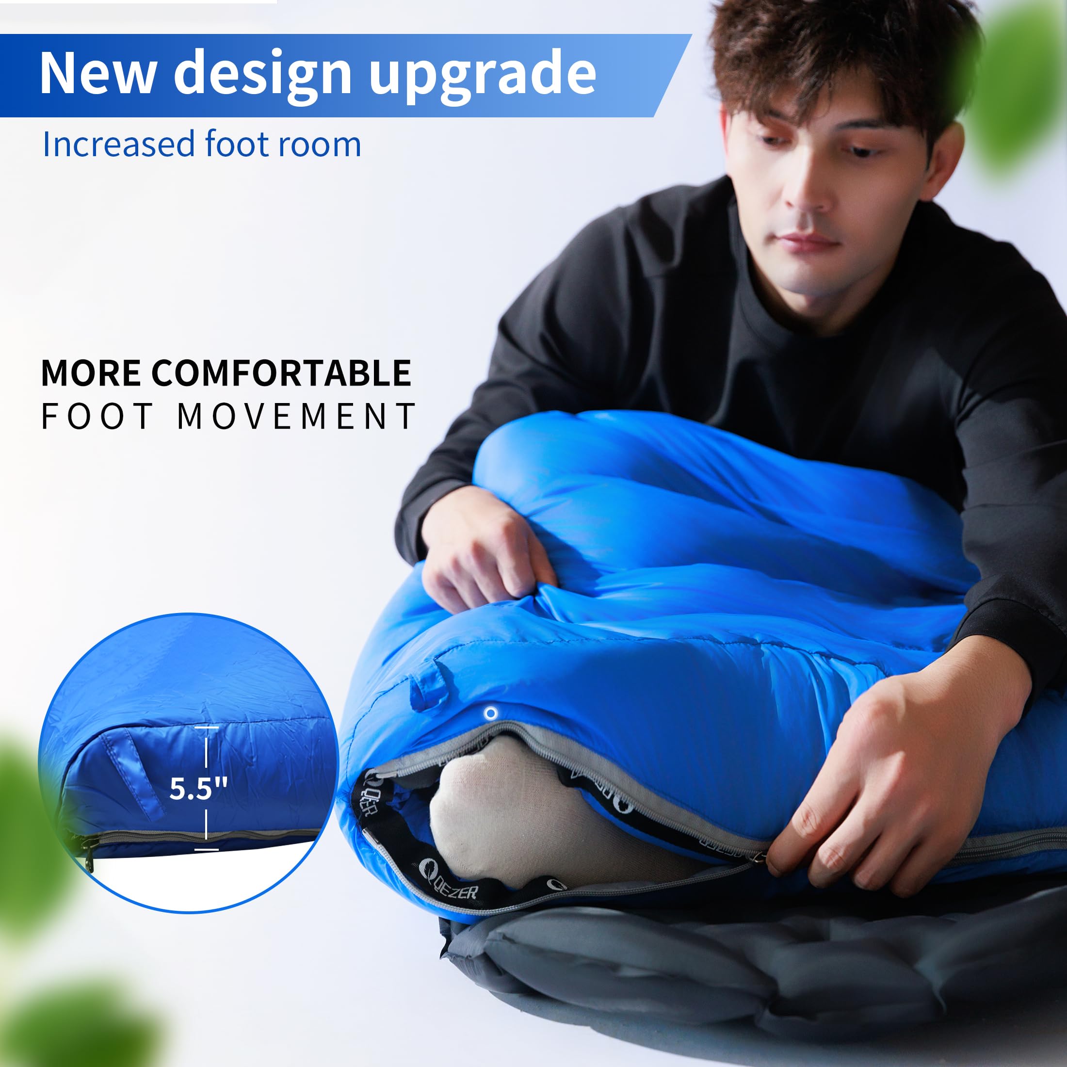 QEZER chest insulation helps targeted warmth during chilly nights.
