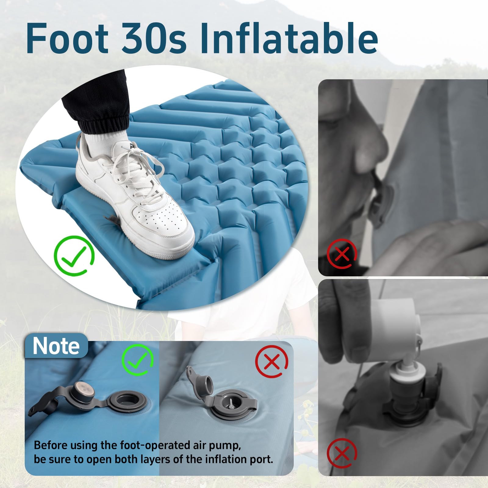 QEZER puncture-resistant material provides durable insulation for rugged campsite nights.