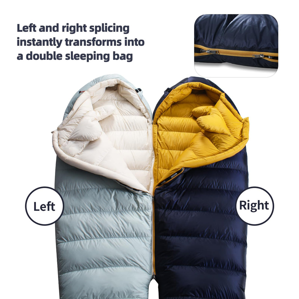 QEZER splicing design expands sleeping area for extra leg room.