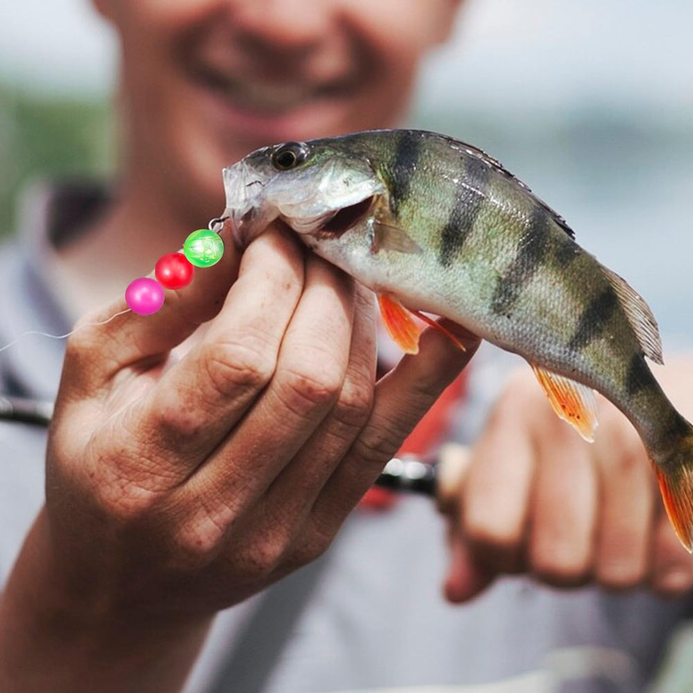 Durable, lightweight PP plastic fishing beads for freshwater and saltwater rigs