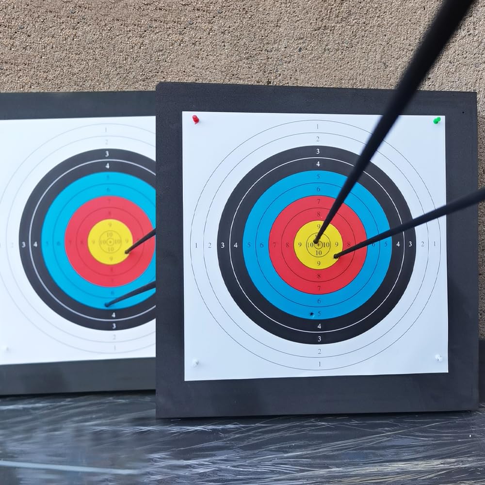 QI HUO JU archery target featuring wall-mount option saves space and enhances practice.