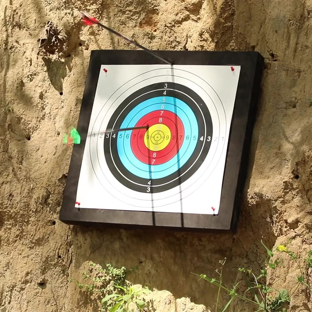 QI HUO JU Foam Archery Target wall-mount option for indoor use.