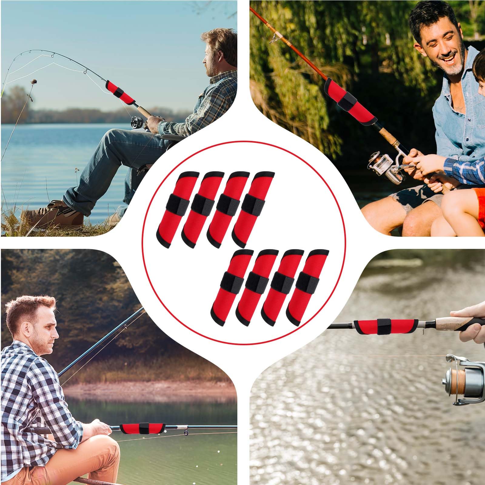 Compact and portable lure covers for travel