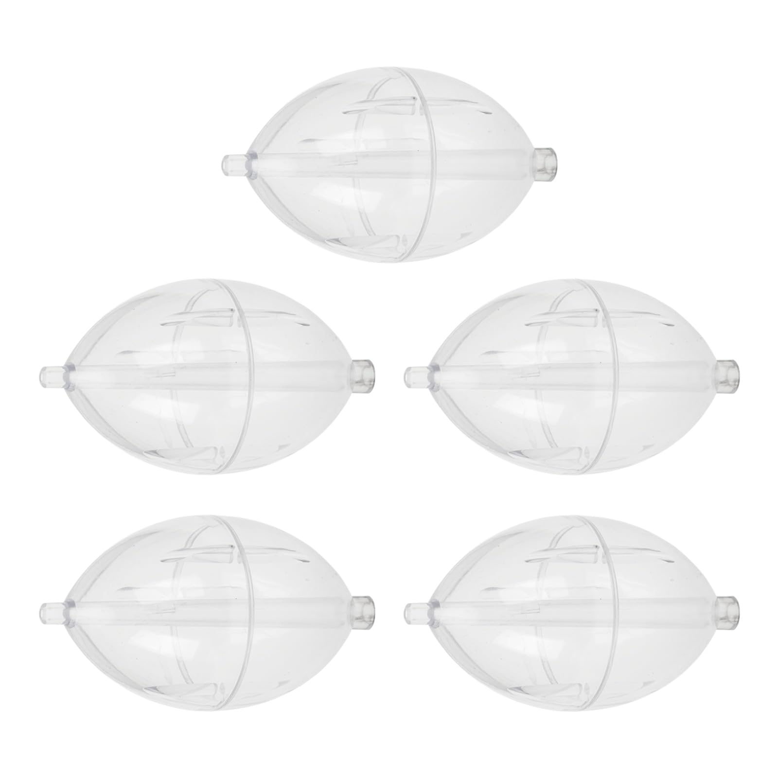 Package includes 5 clear floats
