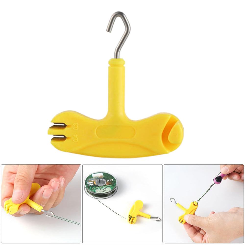 QIEIEI fishing tool close-up shows durable metal construction and comfortable grip.