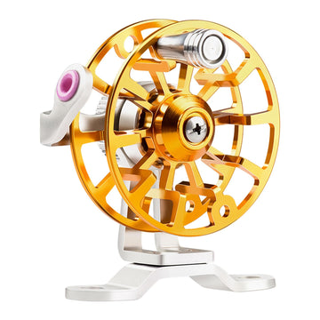 QIEIEI Fly Reel smooth wire release reduces resistance during retrieve