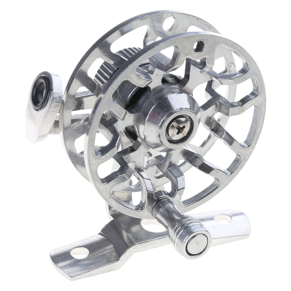 QIEIEI Fly Reel with upgraded base for durable stability in casting