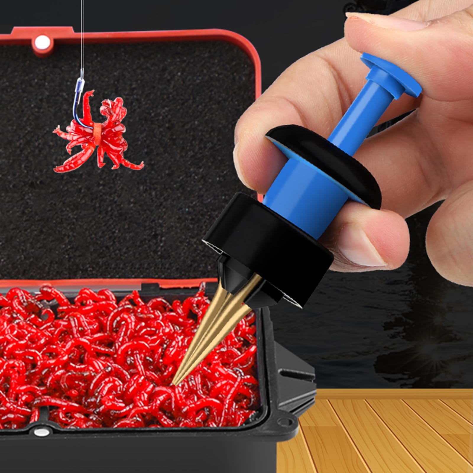 QIEIEI Pellets Bander Tool suitable for lakes and rivers, improving bait stability.