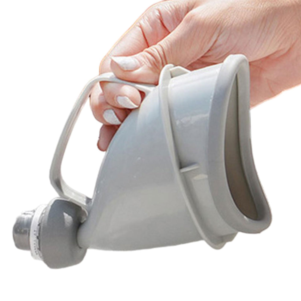 QIEIEI travel urinal silicone closeup highlights soft, hygienic material