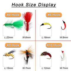Qievcrme durable materials create realistic prey imitations to attract trout more naturally.
