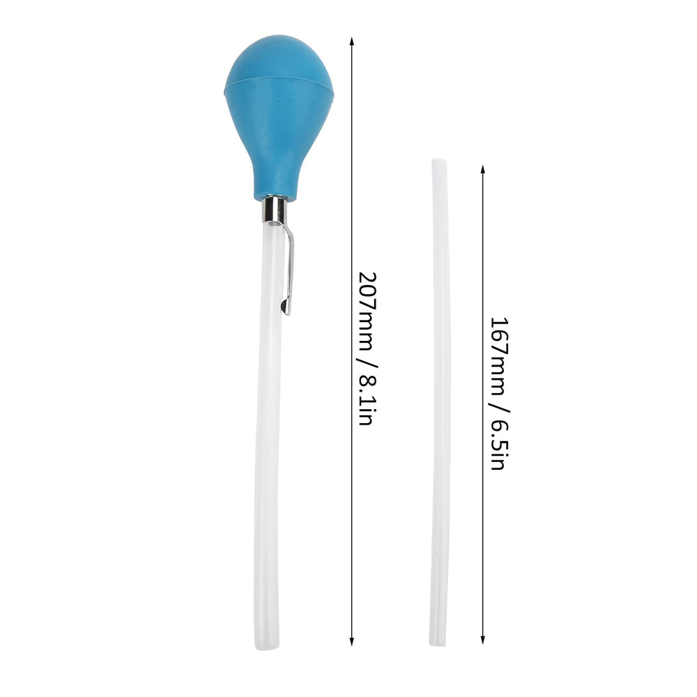 Qiilu stomach pump tubes joined for simple non-lethal sampling.